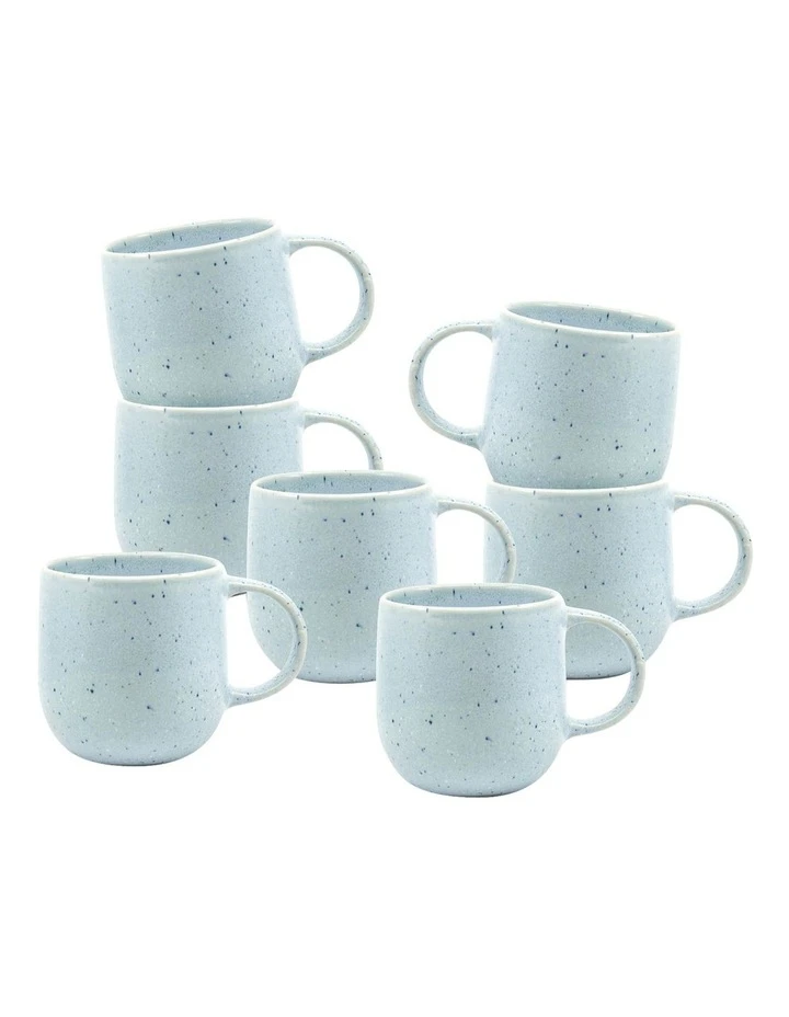 Hot Sale ❤️ Salt&Pepper NAOKO Mug - 380ml - Mist - Set of 6 🔥 1 Hot Sale ❤️ Salt&Pepper NAOKO Mug - 380ml - Mist - Set of 6 🔥