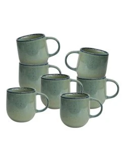 Best Pirce 😉 Salt&Pepper NAOKO Mug - 380ml - Pistachio - Set of 6 ⭐
