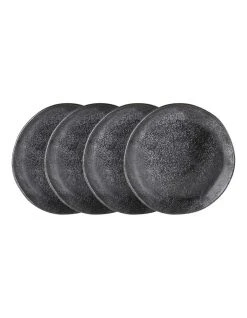 Buy ❤️ Robert Gordon Earth Black Side Plate - Set of 4 ⌛