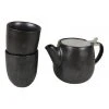 Best Pirce 💯 Robert Gordon Earth Black Teapot & Set-2 Latte Cups 🤩