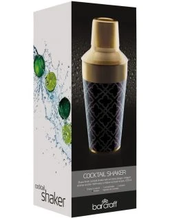 Deals ✨ BarCraft Art Deco Gift Boxed 650ml Cocktail Shaker Silver 😉 -Savor Home Store 781452820 3 720x928