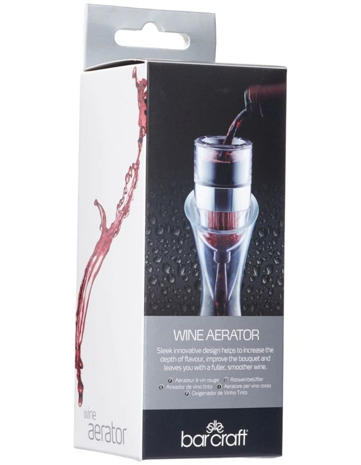 Coupon ๐ BarCraft Gift Boxed Wine Aerator Silver ๐ฅ 3 Coupon ๐ BarCraft Gift Boxed Wine Aerator Silver ๐ฅ - Image 3