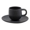 Best deal 🔥 Salt&Pepper Hue 85ml/12cm Espresso Cup & Saucer Set Black 😍