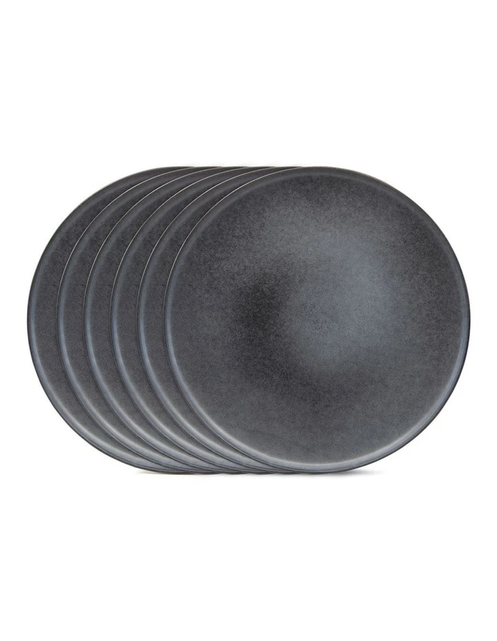 Flash Sale ❤️ Salt&Pepper Hue Dinner Plate 27.5cm - Black - Set of 6 🎁 3 Flash Sale ❤️ Salt&Pepper Hue Dinner Plate 27.5cm - Black - Set of 6 🎁 - Image 3