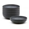 Deals 🤩 Salt&Pepper Hue Soup Bowl 20cm - Black - Set of 6 👏