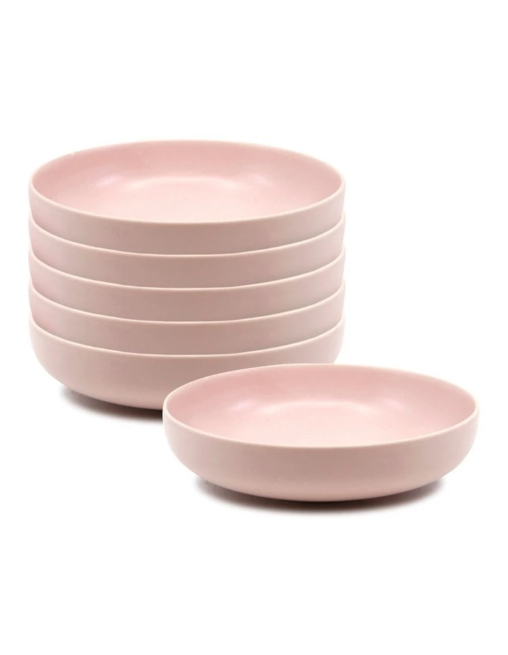New π Salt&Pepper Hue 20cm Set of 6 Soup Bowl Pink π₯° 1 New π Salt&Pepper Hue 20cm Set of 6 Soup Bowl Pink π₯°