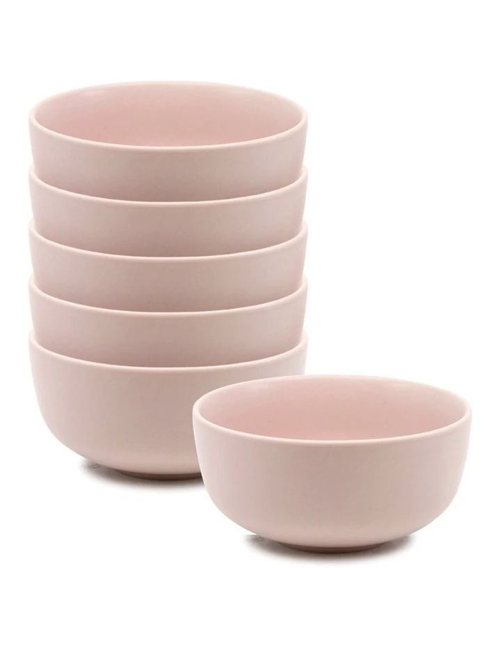 Buy ❤️ Salt&Pepper Hue 14cm Set of 6 Cereal Bowl Pink ✔️ 1 Buy ❤️ Salt&Pepper Hue 14cm Set of 6 Cereal Bowl Pink ✔️
