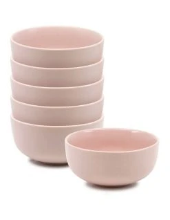 Top 10 🔔 Salt&Pepper Hue Rice Bowl 12cm - Pink - Set of 6 💯