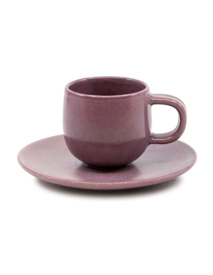 Discount ๐ Salt&Pepper Hue Espresso Cup and Saucer Set 85ml/12cm - Purple - Set of 6 โ 2 Discount ๐ Salt&Pepper Hue Espresso Cup and Saucer Set 85ml/12cm - Purple - Set of 6 โ - Image 2