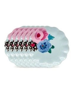 Flash Sale ⭐  Salt&Pepper Willow Plate 20cm - Petal - Set of 6 🔔