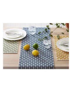 Best reviews of 💯 Ladelle Eco Eden 33x45cm Ribbed Placemat Navy ✨ -Savor Home Store 782240590 2 720x928
