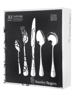 Outlet 😉 Stanley Rogers Cambridge 30pc Cutlery Set 😉 -Savor Home Store 786812680 3 720x928
