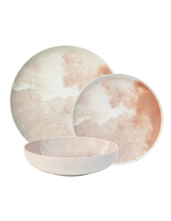 New โ Salt&Pepper Nebi 12 Piece Dinner Set Pink ๐ 1 New โ Salt&Pepper Nebi 12 Piece Dinner Set Pink ๐