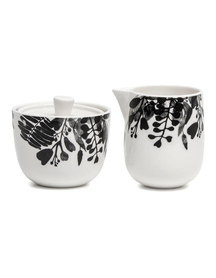 Promo ๐งจ Salt&Pepper Neri 2 Piece Milk Jug and Sugar Bowl Set Black/White ๐ 1 Promo ๐งจ Salt&Pepper Neri 2 Piece Milk Jug and Sugar Bowl Set Black/White ๐
