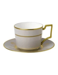 Best reviews of ✨ Wedgwood Anthemion Teacup & Saucer Grey ✔️