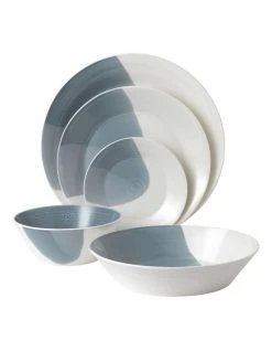 Hot Sale ๐คฉ Royal Doulton Signature 1815 5pc Dining Set Blue โญ