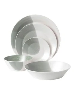 Best Sale 🌟 Royal Doulton Signature 1815 5pc Dining Set Green 🌟