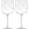 Deals 🥰 Kate spade new york Spade Clover Set of 2 Wine Glass ⭐