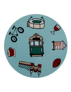 Best deal ❤️ Maxwell & Williams Megan McKean Cities Ceramic 10.5cm Melbourne Round Coaster ⌛