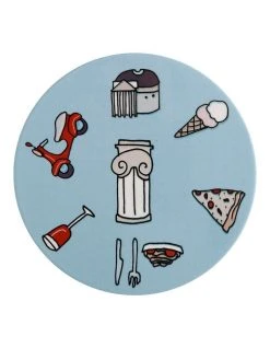 Hot Sale ⭐ Maxwell & Williams Megan McKean Cities Ceramic 10.5cm Rome Round Coaster ⌛