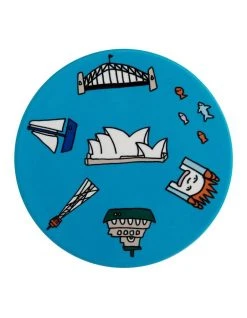 Buy ⌛ Maxwell & Williams Megan McKean Cities Ceramic 10.5cm Sydney Round Coaster 😀