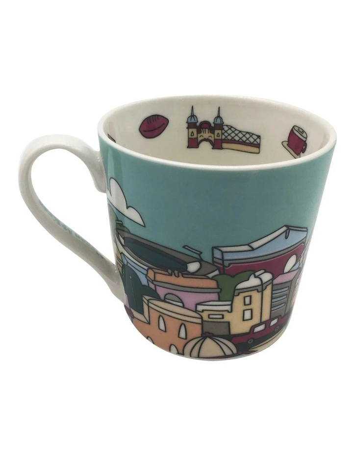 Best Sale ✔️ Maxwell & Williams Megan McKean Cities Melbourne 430ml Mug Gift Boxed Blue 🌟 2 Best Sale ✔️ Maxwell & Williams Megan McKean Cities Melbourne 430ml Mug Gift Boxed Blue 🌟 - Image 2