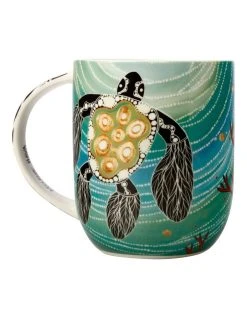 Outlet ✔️ Maxwell & Williams Melanie Hava Jugaig-Bana Wabu Turtles 440ml Mug Gift Boxed Green 💯 -Savor Home Store 789633820 3 720x928