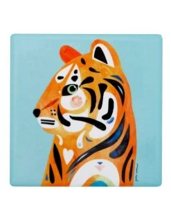 Best deal 🎁 Maxwell & Williams Pete Cromer Wildlife Ceramic 9.5cm Tiger Square Coaster 🥰