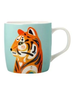 Cheapest ✨ Maxwell & Williams Pete Cromer Wildlife 375ml Tiger Mug Gift Boxed Pink 💯