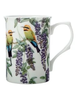 Wholesale ⌛ Maxwell & Williams Botanic Gardens Victoria Garden Friends 300ml Rainbow Bee-eater Mug Gift Boxed White 🎁
