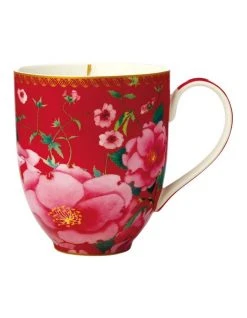 Deals 🌟 Maxwell & Williams Teas & C's Silk Road 440ml Coupe Mug Gift Boxed Red 😍