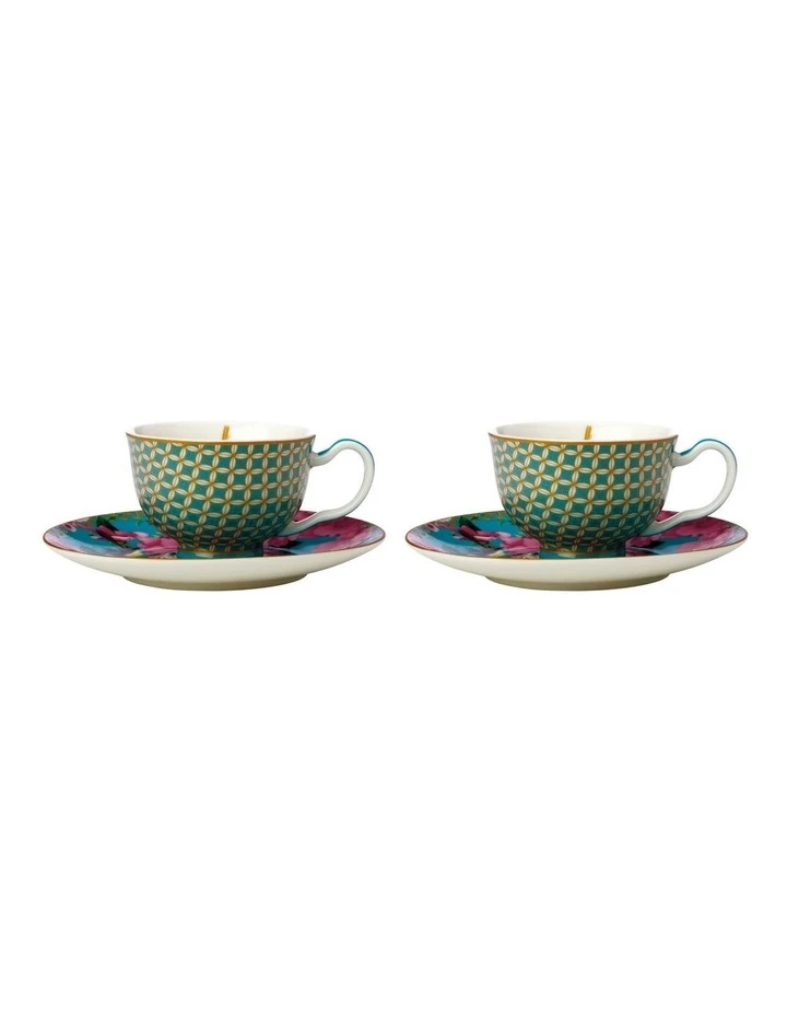 Discount 👍 Maxwell & Williams Teas & C's Silk Road 85ml 2pc Gift Boxed Demi Cup & Saucer Set Aqua ✔️ 1 Discount 👍 Maxwell & Williams Teas & C's Silk Road 85ml 2pc Gift Boxed Demi Cup & Saucer Set Aqua ✔️