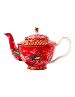 Flash Sale ✨ Maxwell & Williams Teas & C's Silk Road 500ml Teapot Tea for One with Infuser Red ⭐