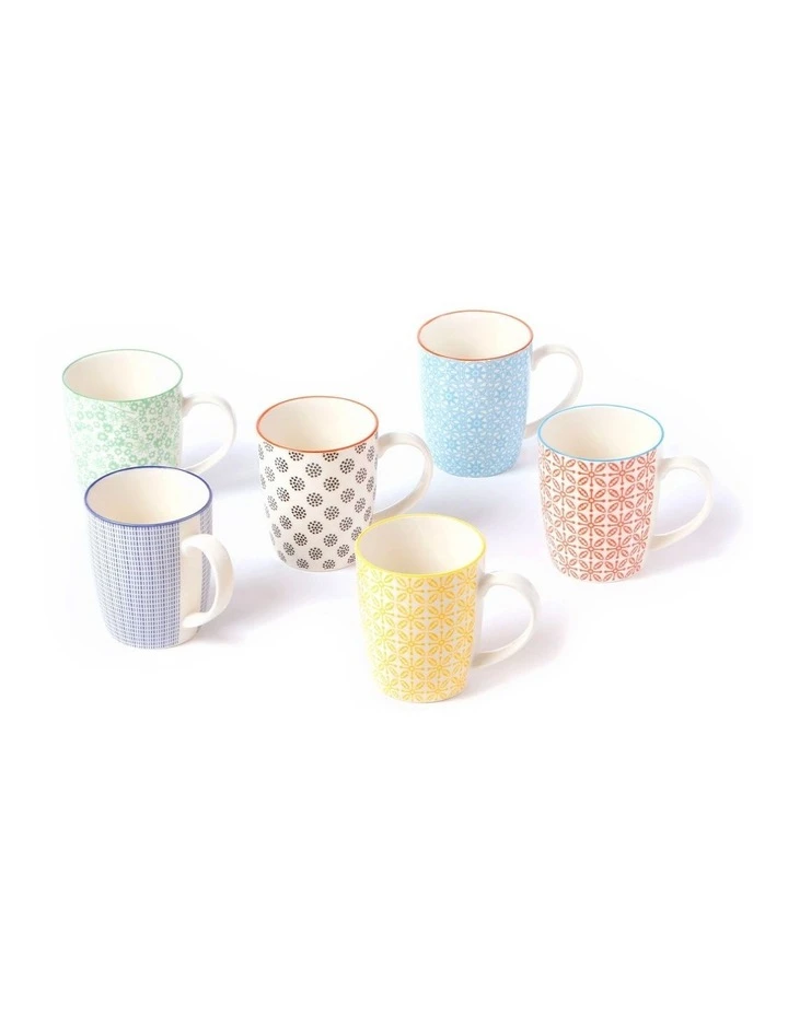 Cheap ⌛ Cooper & Co Set of 6 Ceramic Viola Mugs ❤️ 4 Cheap ⌛ Cooper & Co Set of 6 Ceramic Viola Mugs ❤️ - Image 4