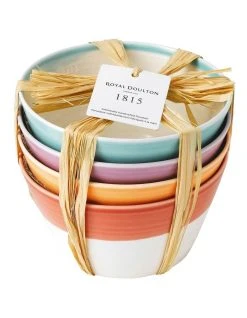 Flash Sale 🛒 Royal Doulton 1815 Bright Set of 4 Cereal Bowls ✨ -Savor Home Store 797694940 2 720x928