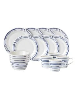 Best reviews of ⌛ Royal Doulton Pacific 16pc Dining Set Line Print 🧨
