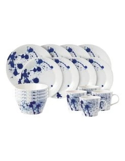 Cheapest ⭐ Royal Doulton Pacific 16pc Dining Set Splash Print ✨
