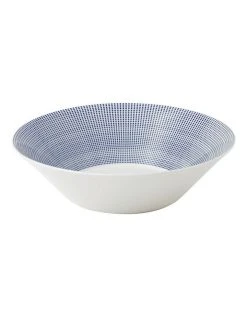 Budget ✨ Royal Doulton Pacific 29cm Serving Bowl Dot Print 🤩