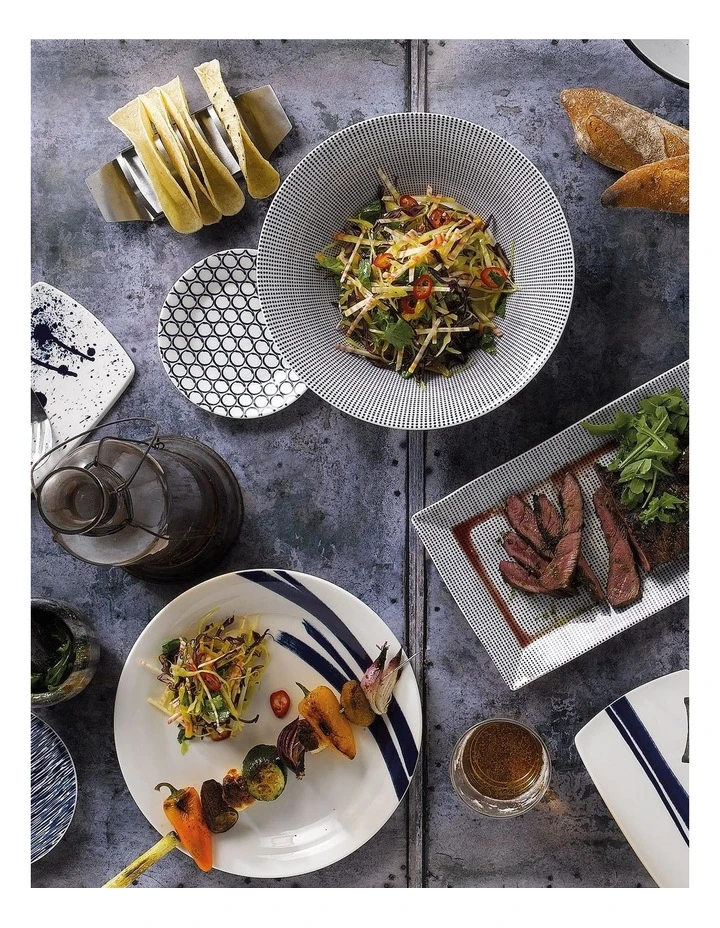 Budget ✨ Royal Doulton Pacific 29cm Serving Bowl Dot Print 🤩 2 Budget ✨ Royal Doulton Pacific 29cm Serving Bowl Dot Print 🤩 - Image 2