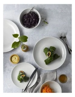 Hot Sale ✨ Royal Doulton Gordon Ramsay Maze 22cm Plate Light Grey 🎁 -Savor Home Store 797704480 3 720x928