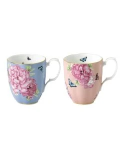 Coupon ⌛ Royal Albert Miranda Kerr Friendship Set of 2 Mugs ✔️