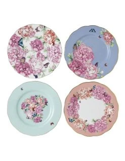 Best Sale ⭐ Royal Albert Miranda Kerr Friendship 20cm Set of 4 Plate ✔️
