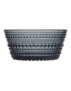 New 😀 IITTALA Kastehelmi 230ml Bowl Dark Grey 🔔