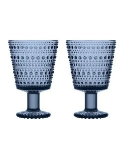 Cheapest ✨ IITTALA Kastehelmi Universal Glass Set of 2 Rain 👍