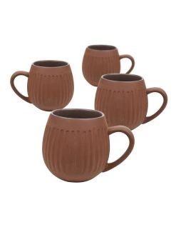 Best Pirce 💯 Robert Gordon Hug Me Mugs Dark Clay 4 Pack ⭐