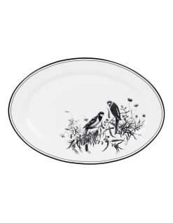 Flash Sale 🎁 Robert Gordon Matilda 36x24cm Bone China Platter White/Black ✨