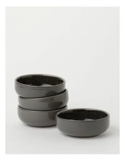 Best Sale 🌟 Australian House & Garden Esperance Tapas 11cm Set of 4 Bowls Charcoal 😀