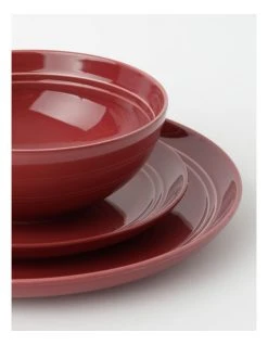 Best deal 👏 Heritage Avenue 12pc Dinner Set Crimson 🤩 -Savor Home Store 799329970 6 720x928