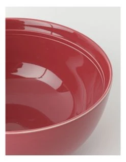 Hot Sale 🔥 Heritage Avenue Deep Serving Bowl Crimson 🛒 -Savor Home Store 799330870 2 720x928