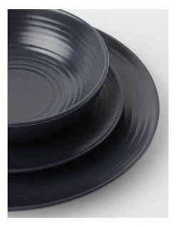 Outlet 👍 Vue Desert Bloom 12pc Dinner Set Midnight Blue ⌛ -Savor Home Store 799339780 7 720x928